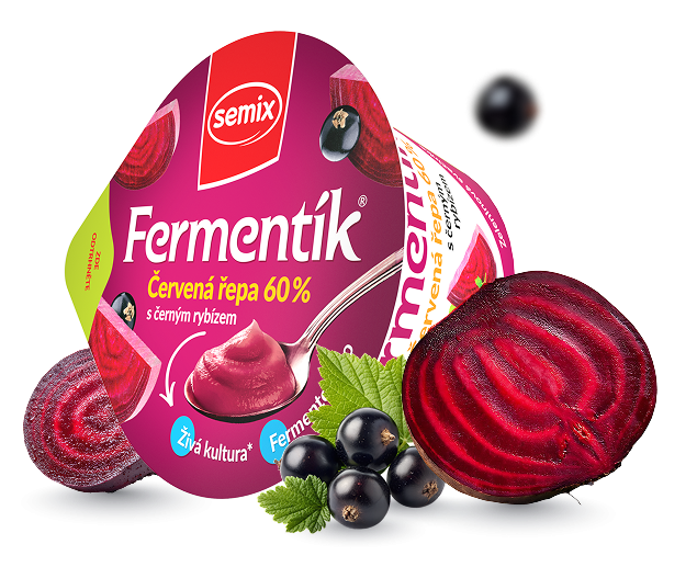 Červená řepa s černým rybízem